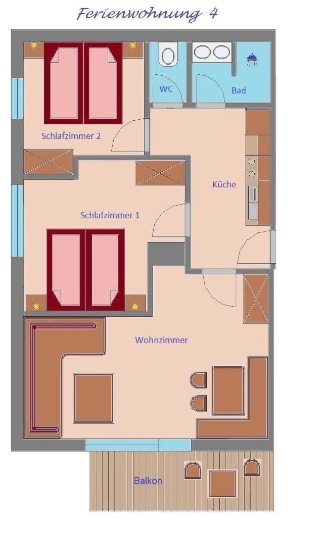 マイヤーホーフェンHaus Schennachアパートメント 部屋 写真